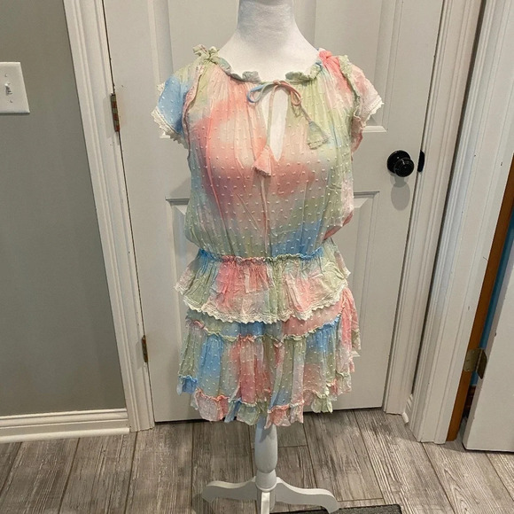 We're All Pretty Girls Tiered Dress Multicolor pastel 16786 - Picture 7 of 16